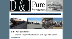 Desktop Screenshot of dipuresweeteners.com